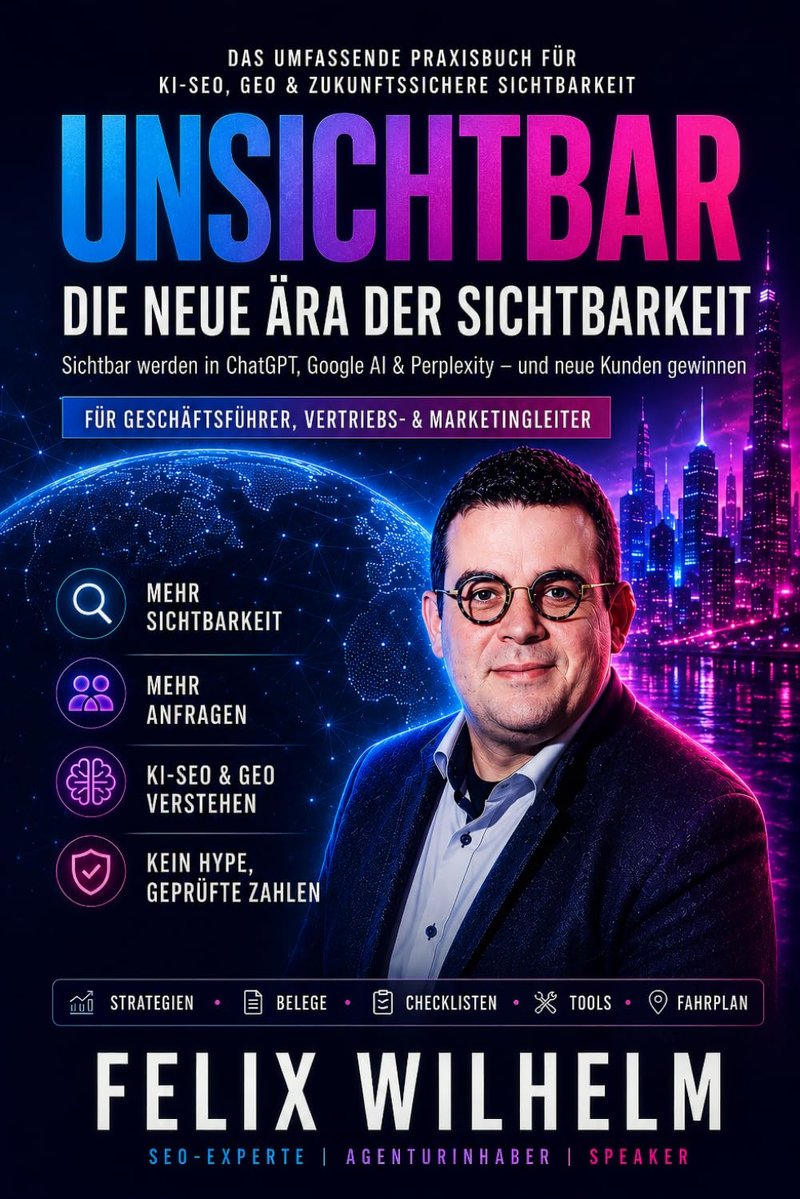 Buchcover „Unsichtbar“ von Felix Wilhelm